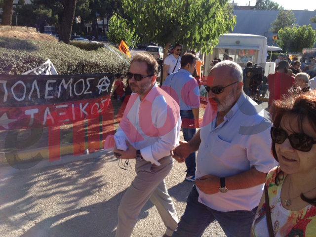 ΦΩΤΟ – Συγκέντρωση ΓΣΕΕ – ΑΔΕΔΥ στην ΕΡΤ