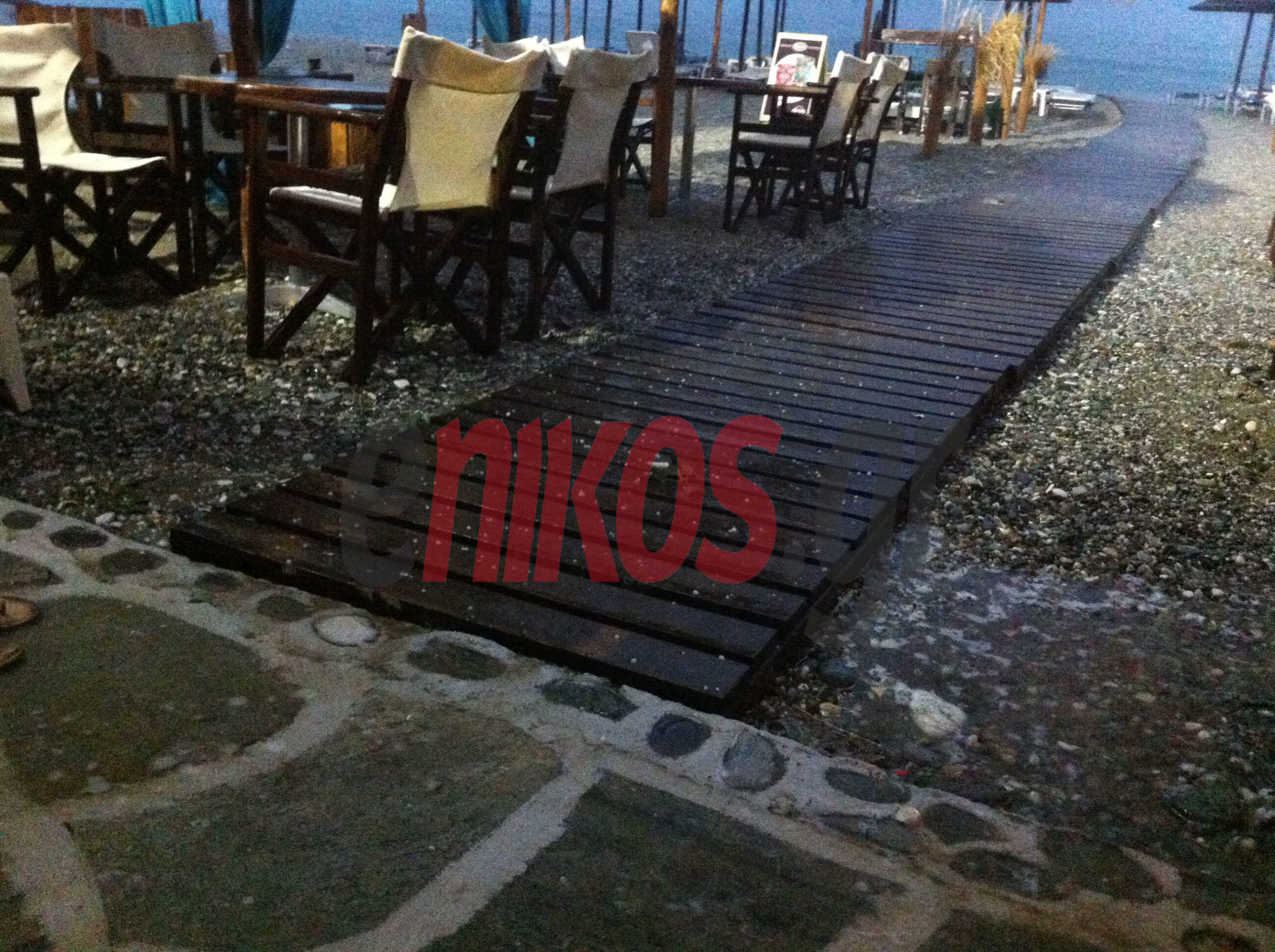 ΦΩΤΟ-Χαλάζι στον Νέο Παντελεήμονα