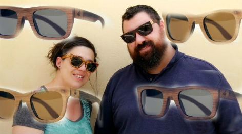 Ελληνικά γυαλιά ηλίου από ξύλο