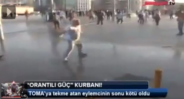 ΒΙΝΤΕΟ – Διαδηλωτής νεκρός(;) από ριπή νερού