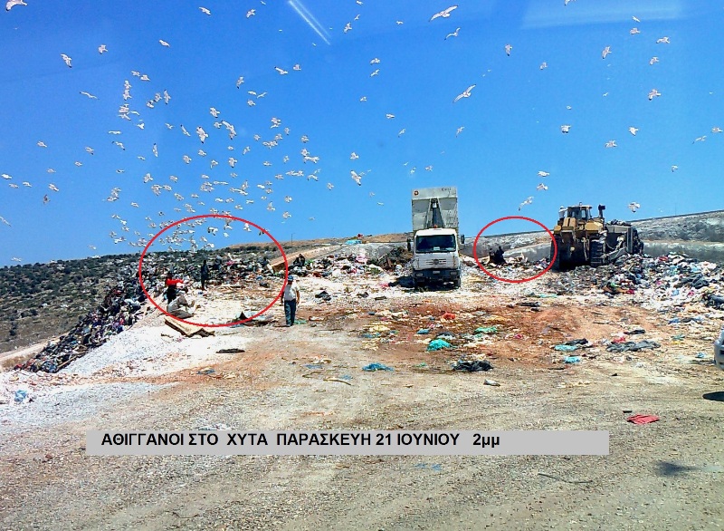 ΦΩΤΟ-Οι “λαθρεπιβάτες” του ΧΥΤΑ