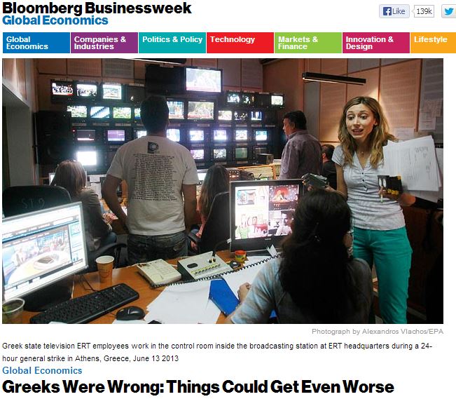 Πρόωρες εκλογές «βλέπει» το Bloomberg