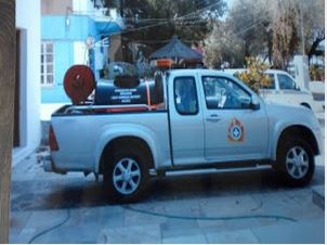 Παπάς εθελοντής πυροσβέστης στη Μαγνησία