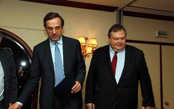 Κοινή δήλωση Σαμαρά-Βενιζέλου μετά τον ανασχηματισμό