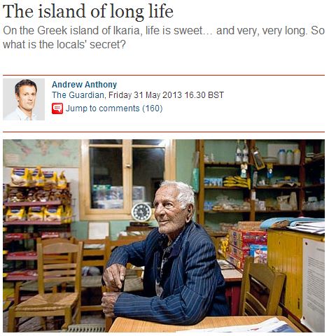 Guardian-Ικαρία:Το νησί της μακροζωίας