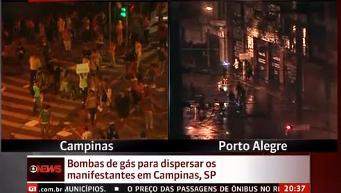 ΦΩΤΟ-Τα επεισόδια στη Βραζιλία