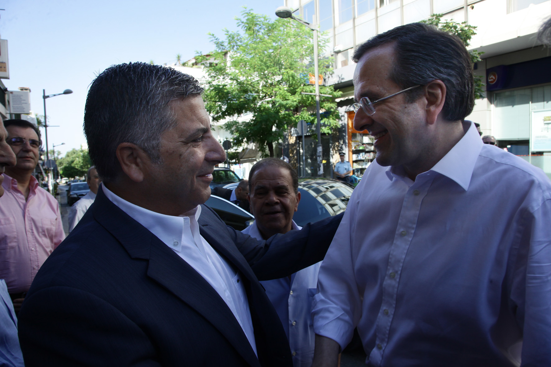 Ο Σαμαράς στο Μαρούσι