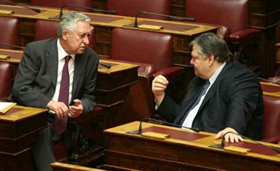 Τηλεφωνική επικοινωνία Βενιζέλου-Κουβέλη