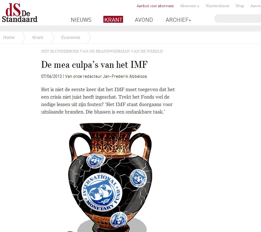 Πρώτο θέμα στο Βέλγιο η κόντρα ΕΕ-ΔΝΤ