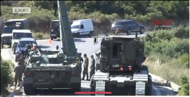 ΒΙΝΤΕΟ-Οι πρώτες εικόνες από το τάνκ που ανετράπη