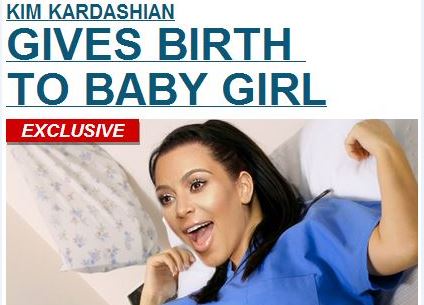 Γέννησε η Kim Kardashian