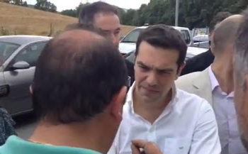 ΒΙΝΤΕΟ: Ο διάλογος με τον Τσίπρα στο μπλόκο της Ιερισσού