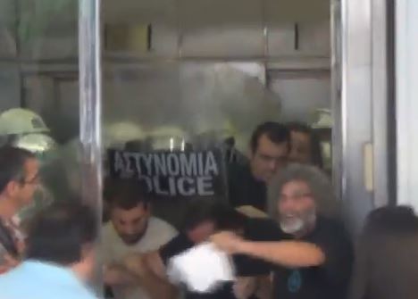 ΒΙΝΤΕΟ- ΜΑΤ κατά συνδικαλιστών του Μετρό