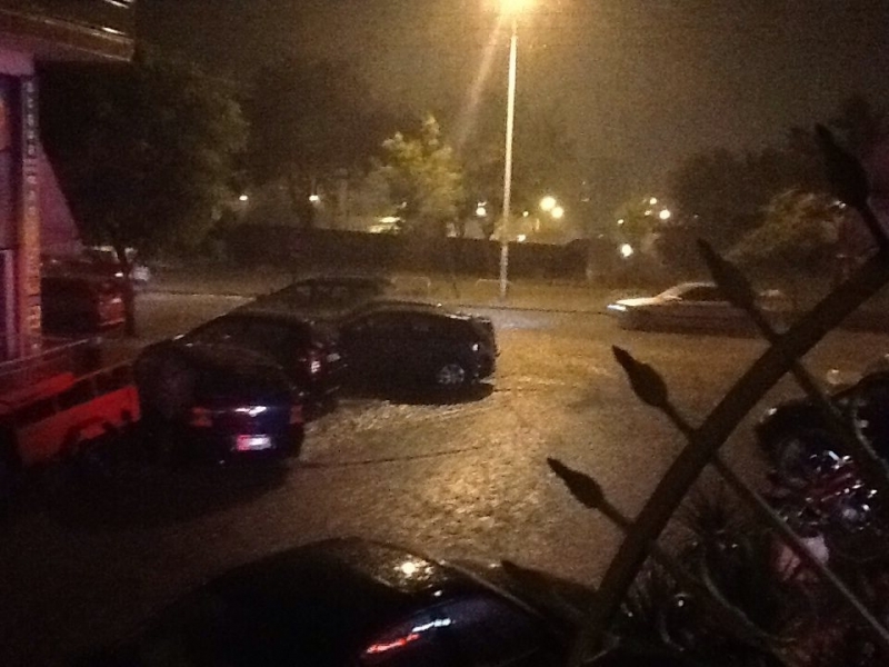 ΤΩΡΑ:Έντονη βροχόπτωση στη Θεσσαλονίκη