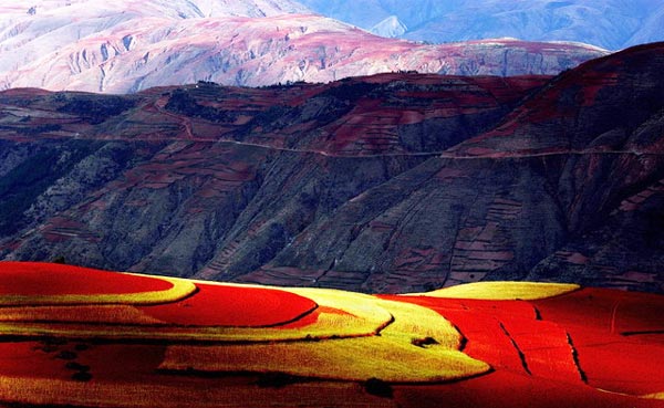 ΦΩΤΟ: Η «Κόκκινη Γη» της Κίνας