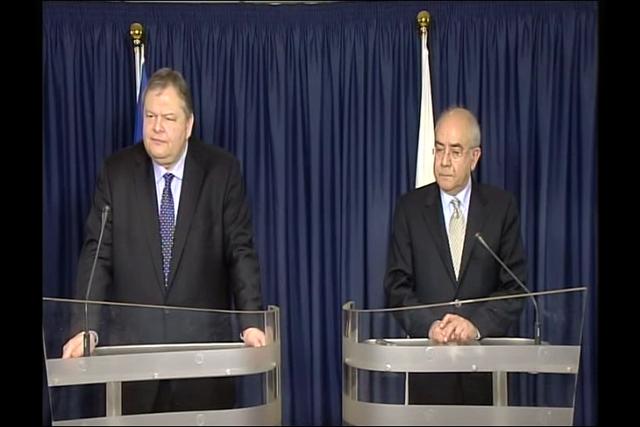 Βενιζέλος: Νέο «μομέντουμ» για το Κυπριακό