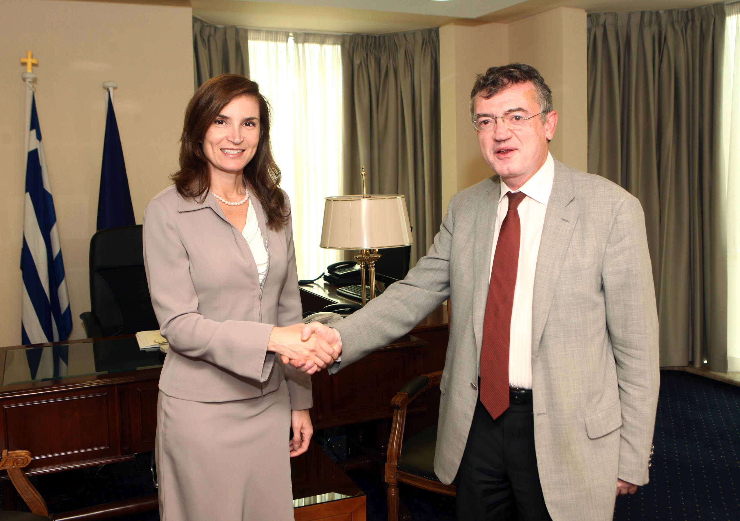 Η πρέσβης της Αυστραλίας στον υφυπουργό Εξωτερικών