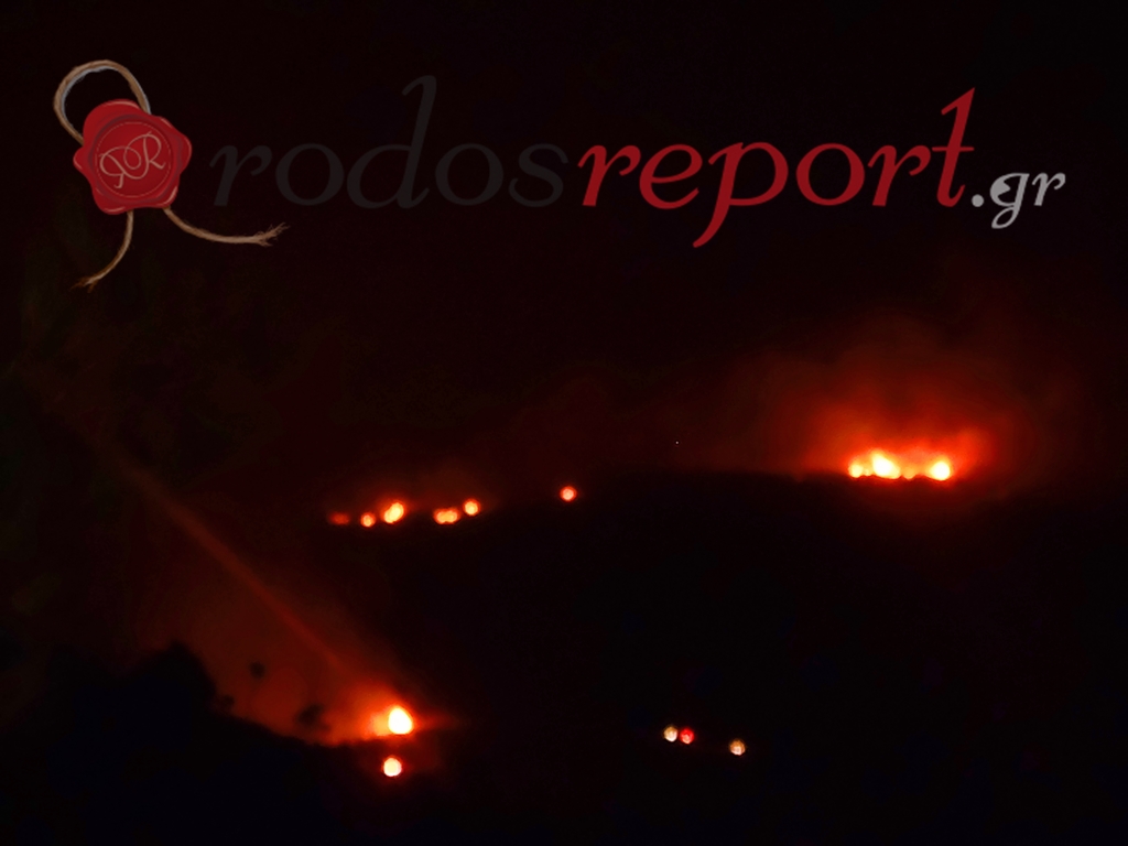 Υπό έλεγχο η φωτιά στη Ρόδο