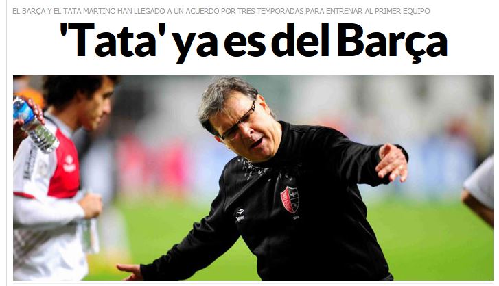 Ο Μαρτίνο νέος προπονητής της Μπάρτσα