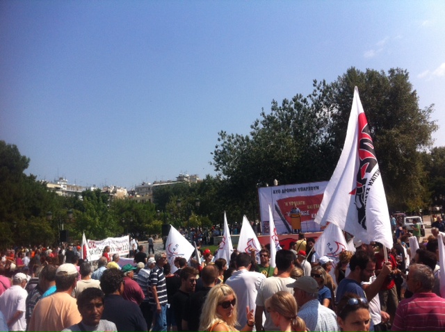 Συγκέντρωση του ΠΑΜΕ