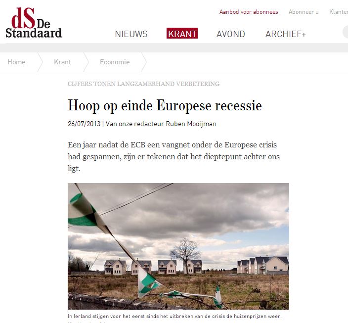 De Standaard: Ζοφερή η κατάσταση στην Ελλάδα