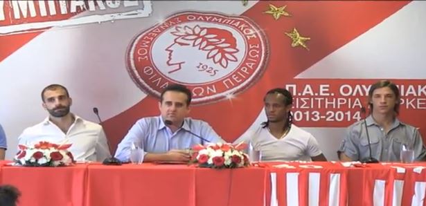 LIVE: Η παρουσίαση Σαλίνο, Ντε Βινσέντι και Σάμαρη