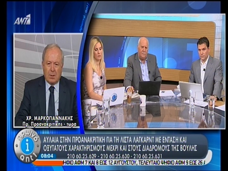 ΒΙΝΤΕΟ-Μαρκογιαννάκης: Κανείς δεν με έχει πει γελοίο και ελεεινό