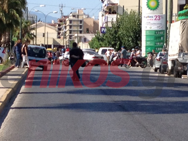 ΦΩΤΟ-Κλειστό το ρεύμα ανόδου στη Δεληγιώργη