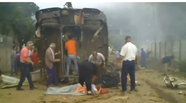 ΒΙΝΤΕΟ-Οι πρώτες εικόνες μετά τον εκτροχιασμό