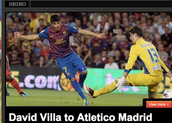 Στην Ατλέτικο ο Βίγια