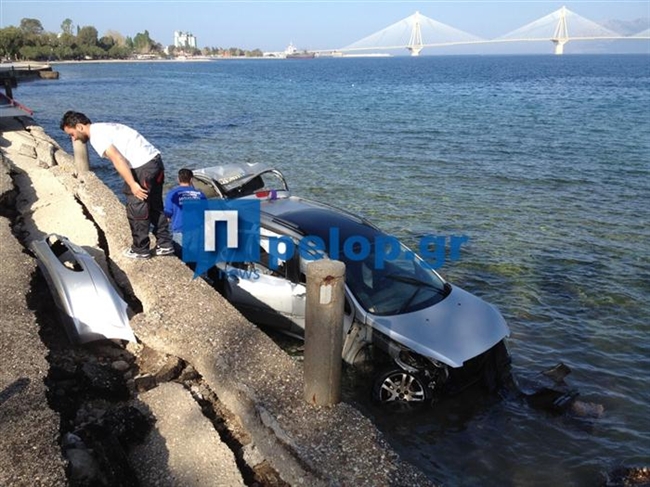 Αυτοκίνητο κατέληξε στην θάλασσα