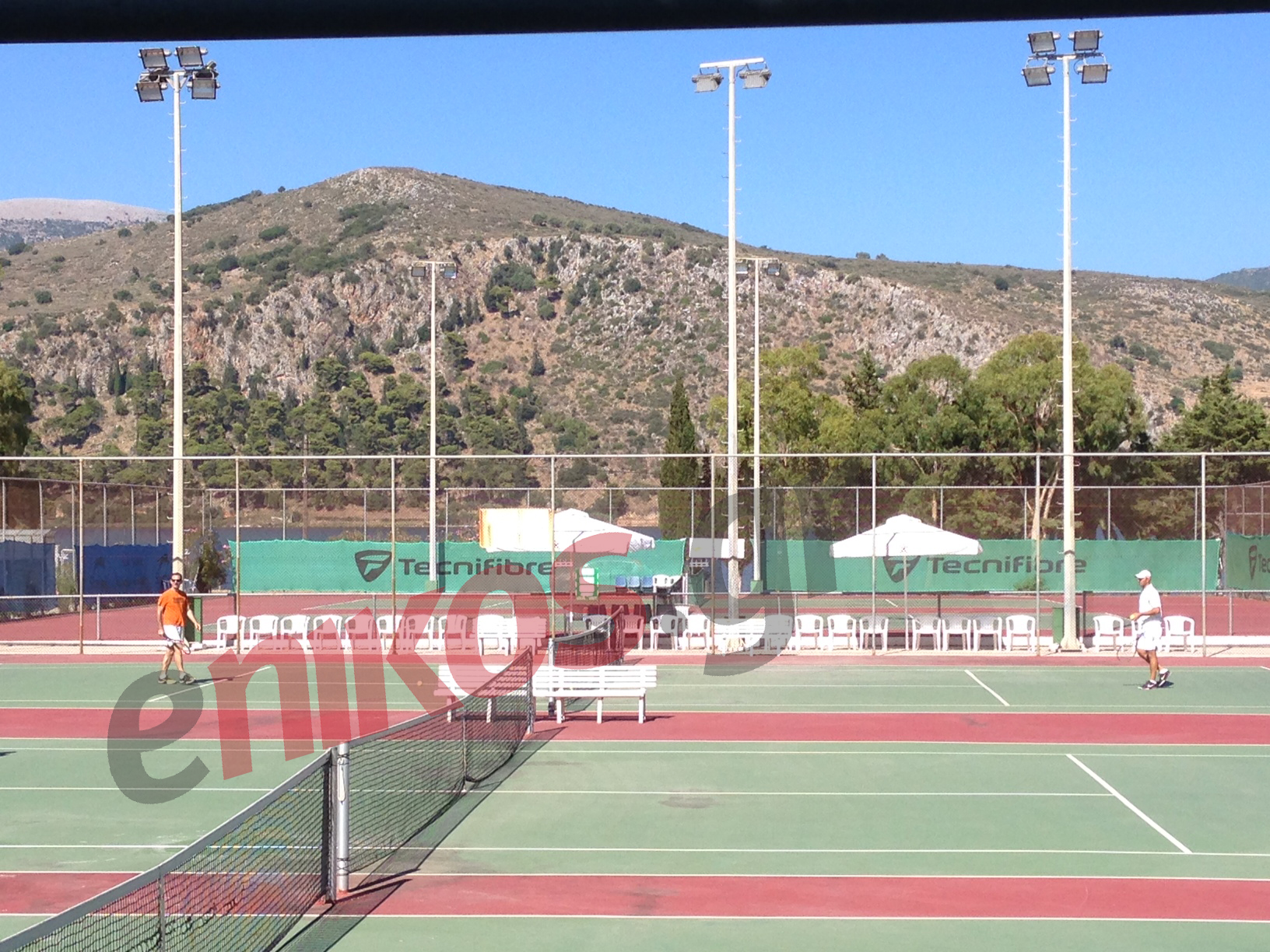 ΦΩΤΟ-Ο Κρομμύδας στο πανελλήνιο τουρνουά τένις