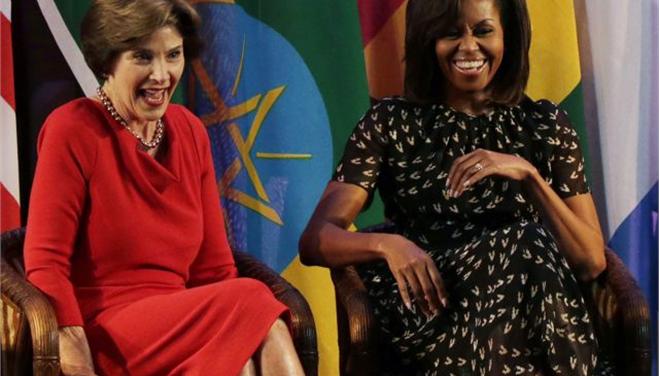 Όταν οι πρώτες κυρίες αστειεύονται