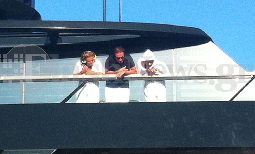 ΒΙΝΤΕΟ-Η θαλαμηγός του Armani στην Σούδα