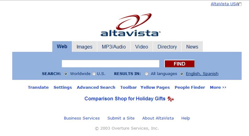 Τίτλοι τέλους για την AltaVista