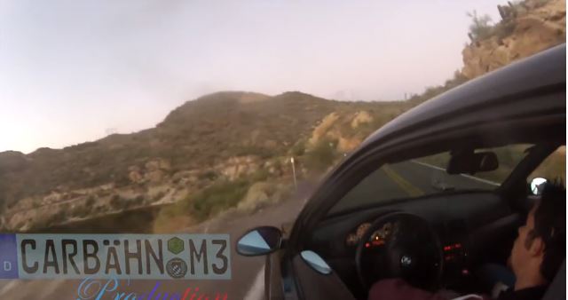 BINTEO-BMW M3 πέφτει σε γκρεμό