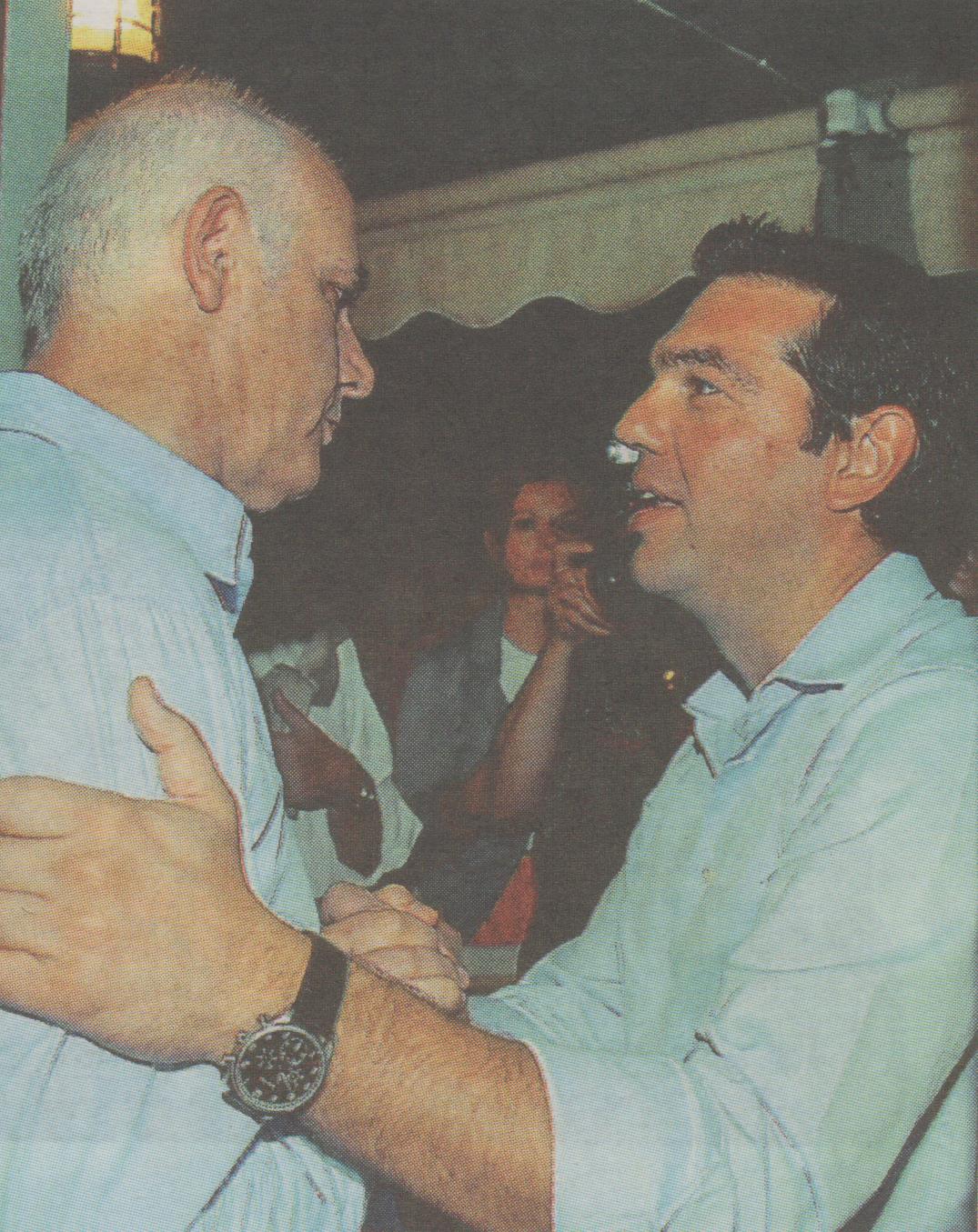 ΦΩΤΟ-Ο Τσίπρας στον Κιμούλη