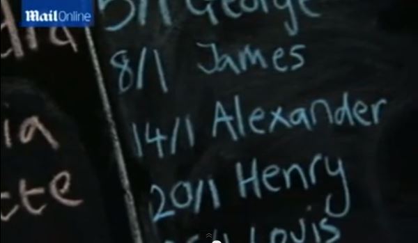 ΒΙΝΤΕΟ-Τα στοιχήματα για το όνομα του βασιλικού μωρού