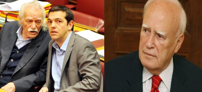 Τσίπρας-Γλέζος στον Παπούλια