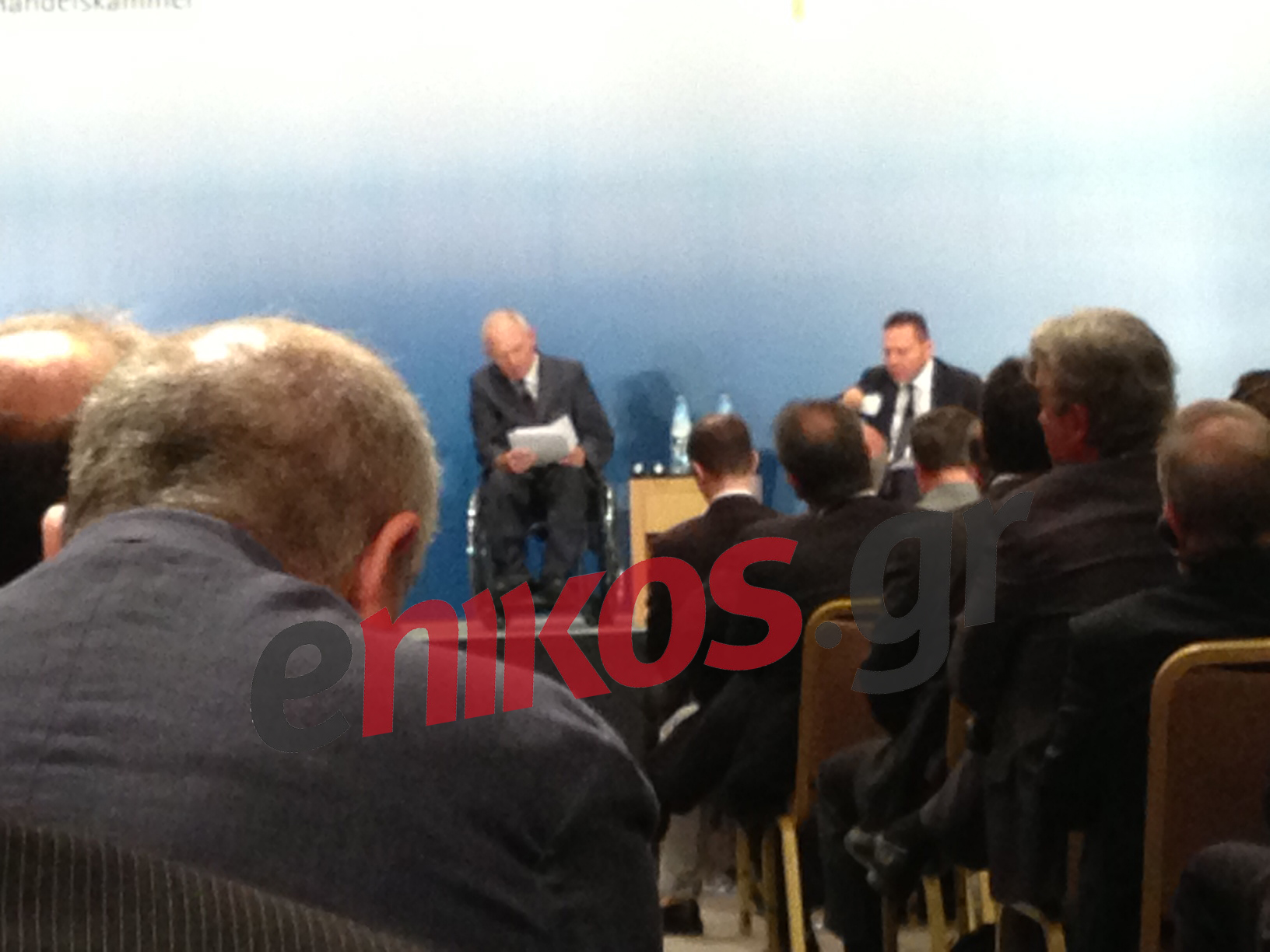 ΤΩΡΑ-Σε εξέλιξη η ομιλία Σόιμπλε