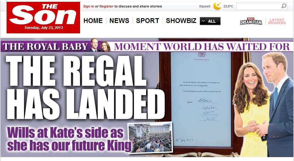 Η The Sun έγινε… The Son