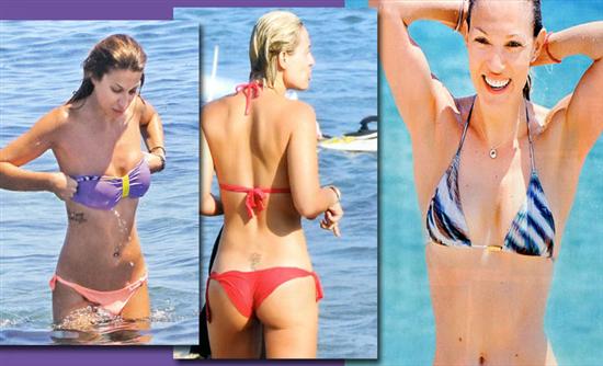 Τα κορίτσια της show biz με μαγιό