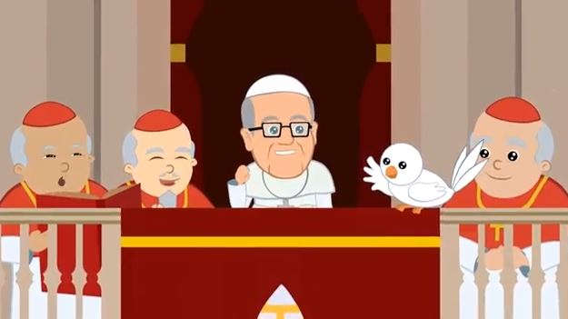 ΒΙΝΤΕΟ-Ο Πάπας έγινε… καρτούν!