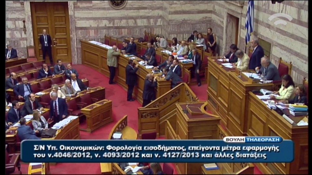 ΦΩΤΟ-Η συνομιλία Σαμαρά-Καλαντζή