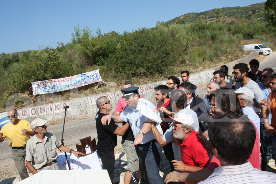 ΒΙΝΤΕΟ-Ένταση στα Φονικά Ηλείας