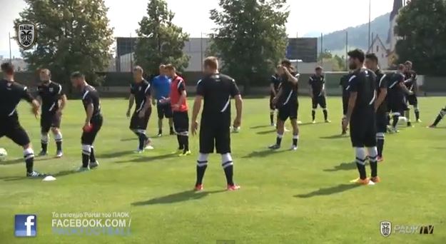 ΒΙΝΤΕΟ-Η προπόνηση του ΠΑΟΚ