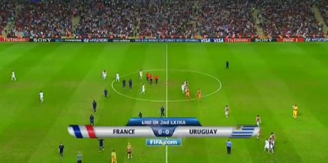 LIVE: Γαλλία – Ουρουγουάη 0-0