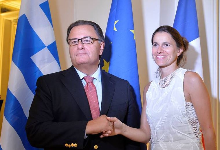 Συναντήθηκε με τη Γαλλίδα υπουργό Πολιτισμού ο Παναγιωτόπουλος