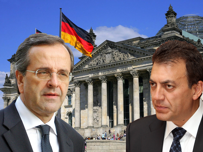 Συνάντηση Σαμαρά και Βρούτση με τη Μέρκελ