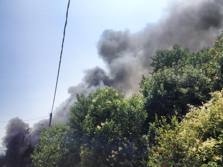 Μάχη με τις φλόγες στη Φλώρινα